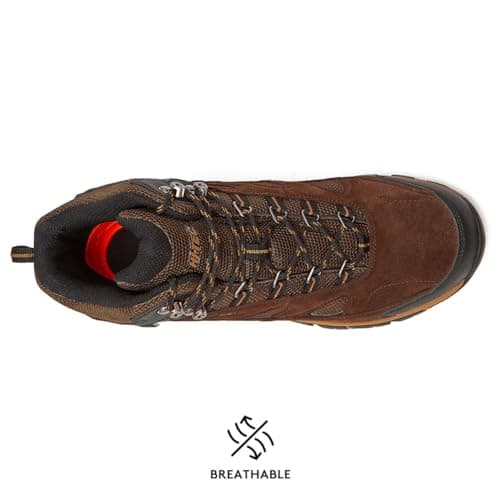 HI-TEC Yosemite WP Mid Waterproof Hiking Boots for Men, Lightweight Breathable Outdoor Trekking Shoes