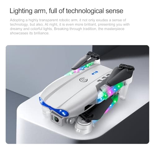 ikaufen E99 Drone Single camera,No Screen Control Camera for Adults RC Drone With 480P Dual Camera WiFi FPV Foldable Quadcopter Aircraft +1 Battery (E99 No Screen Control Black)