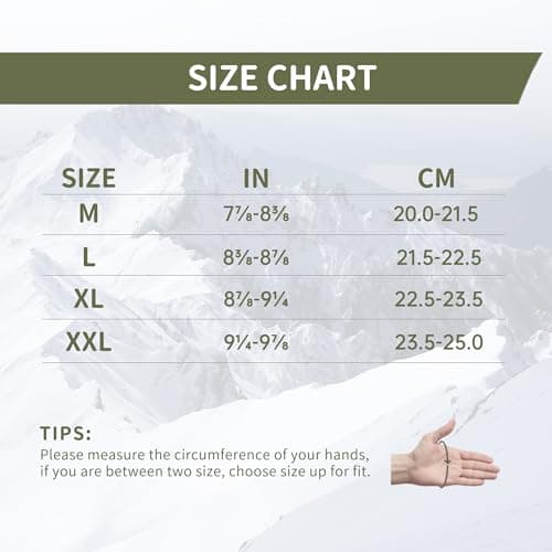 HANDLANDY Cold Winter Weather Fishing Gloves for Men and Women,Fingerless Gloves Convertible Flip Top Mittens