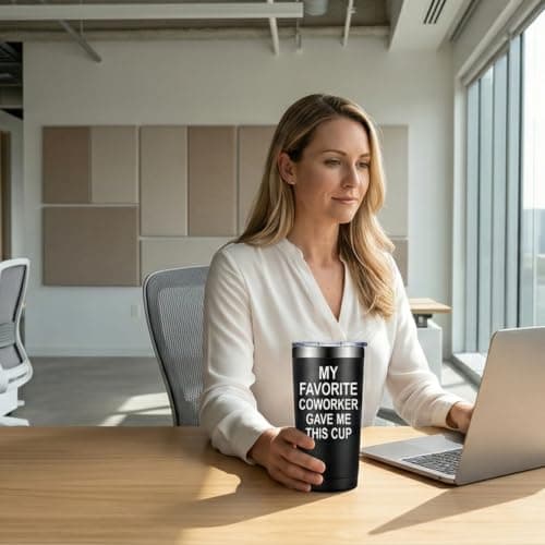 Christmas Birthday Gifts for Coworkers - Stainless Steel Insulated Tumbler 20oz Fufandi Coworker Gifts for Men, Women, Coworker Cup B0GR4168HN