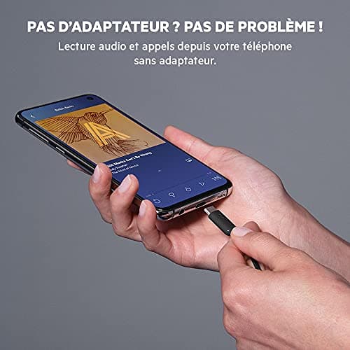 Belkin SoundForm Wired Earbuds with USB-C Connector, In-Ear Earphones w/ Microphone - USB-C Headphones for iPhone 15, iPad Mini, Galaxy S24, Google Pixel, Android, and More - Black