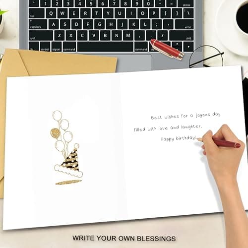 18th Birthday Card, 18th Birthday Decorations for Girls Boys, 18th Birthday Gifts for Son Daughter, Back in 2007 Birthday Card, Black Gold