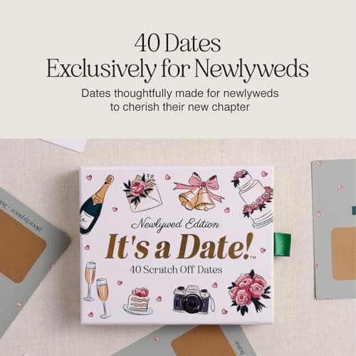 It's a Date! Newlywed Edition for Couples, The Ultimate Gift for Weddings, Bridal Showers, Engagements, and Bachelorette Parties