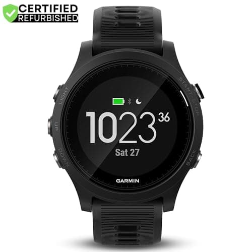 Garmin 010-N1746-00 Forerunner 935 GPS Watch, Multisport, Altimeter, Battery, Black (Renewed) Bundle with 2 YR CPS Enhanced Protection Pack