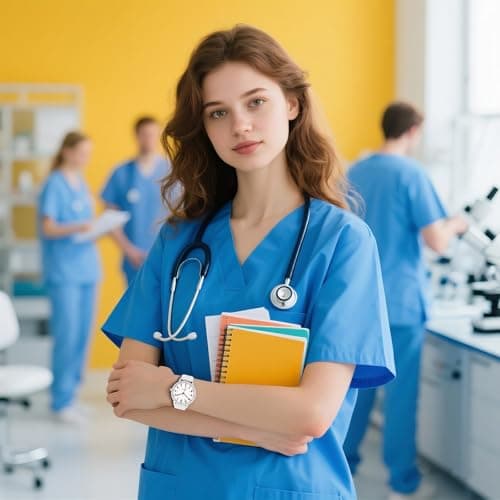 TWOPTION Nurse Watch for Women Waterproof Analog Silicone Watch with Second Hand Nursing Watch