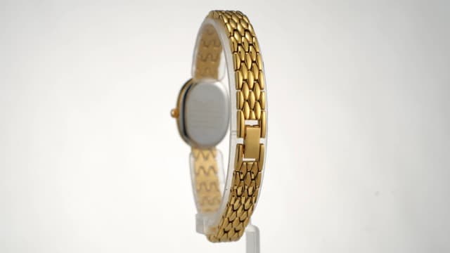 Diaofendi Petite Vintage Oval Gold Women’s Watch, Waterproof Elegant Watch with Japanese Quartz Movement, Adjustable Strap with Tool