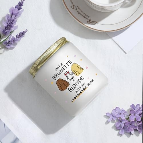 Lacrima Birthday Gifts for Women Best Friend Friendship, Lavender Candle B0FQW36GDM