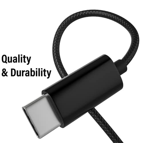 Maeline USB C Headphone, USB Type C Earphones Wired Earbuds Noise Canceling in-Ear Headset with Microphone for Computers, Laptops, Tablets, Smartphones - Black