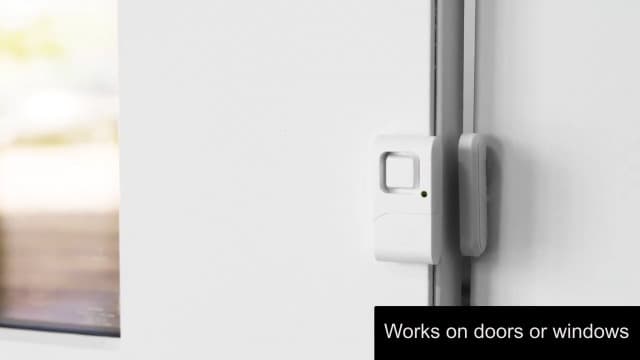 GE 45115 Wireless Magnetic Window Alarms 2 Pack