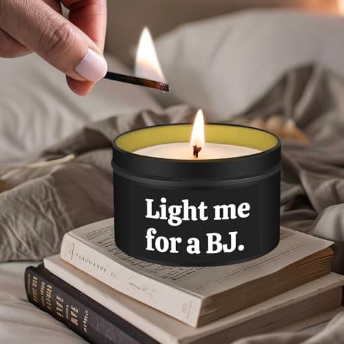 Gifts for Him Boyfriend Husband Funny Anniversary Wedding Birthday Gifts for Men Naughty Engagement Gift for Couples Husband Boyfriend Birthday Gift Ideas, Unique Romantic Lavender Candle for Men