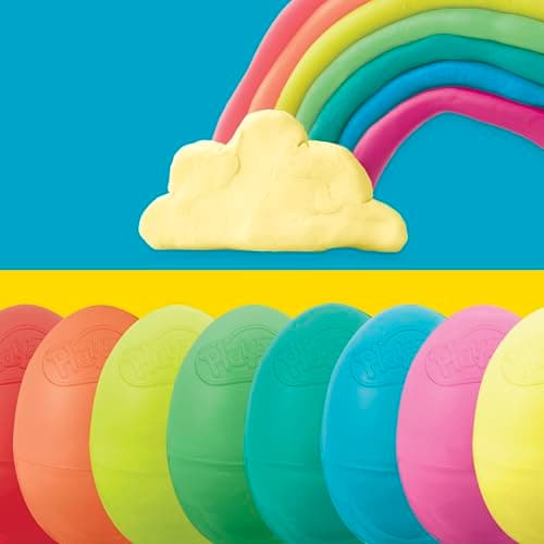 Play-Doh Eggs 24-Pack, Dinosaur & Dragon Egg Hunt Toys, Modeling Compound for Birthday Gifts & Party Favors, Easter Basket Stuffers, Kids Ages 2 and Up (Amazon Exclusive) B07VS46CXT