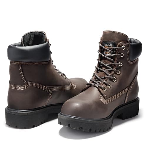 Timberland PRO mens Direct Attach 6 Inch Steel Safety Toe Insulated Waterproof Industrial Work Boot