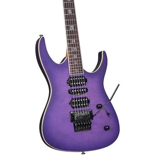 Leo Jaymz Tornado 6-String Electric Guitar - Double-Way Tremolo with Locking Nut, Mahogany Body, Alnico V Pickups,Rosewood Fretboard, Roasted Maple Neck