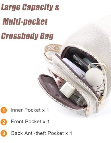 Christmas Gifts for Mom Wife Crossbody Bags Gifts for Women Birthday Gifts for Her Small Crossbody Sling Bag Fanny Pack Chest Travel Anti Theft Purse Unique Secret Santa Mothers Day Gift Ideas