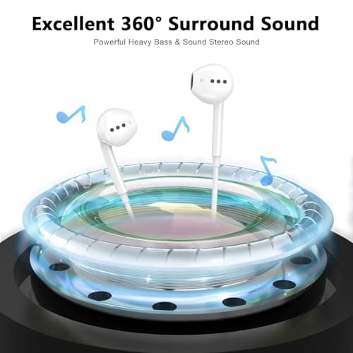 2 Pack USB C Headphones for iPhone 16 17, USB Type C Earbuds Wired in-Ear Earphones with Mic & Volume Control Compatible for iPhone 17 16 16 Pro Max,15 Pro/Pro Max, iPad Pro,Samsung Galaxy S25