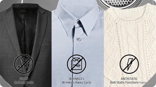 Samsung Smart 4.7 Cu Ft Top Load Washer & 7.4 Cu Ft Electric Dryer, Sensor Stops Overdrying, Low Vibration Quiet Wash, WaterJet w/Power Cords, Hoses, Vent Duct, 1 Year CPS Protection Bundle (Black)