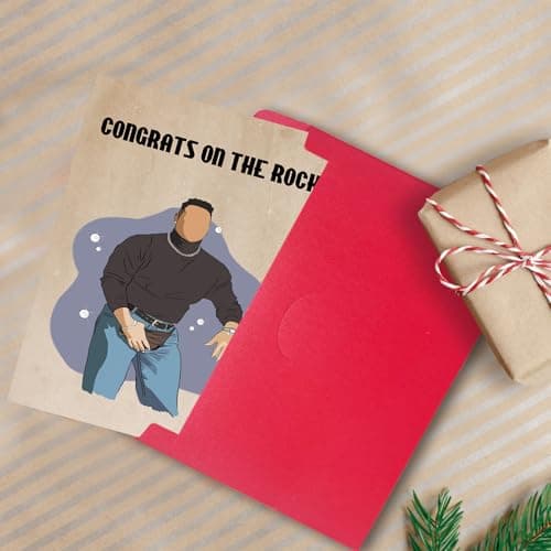 Engagement Card With Envelope, Congratulations Gift for Men Women Celebrating Engagement, Wedding and New Marriage Moments Engagement Card for Couples, Congratulations Wedding Gift B0DBHGKLZV