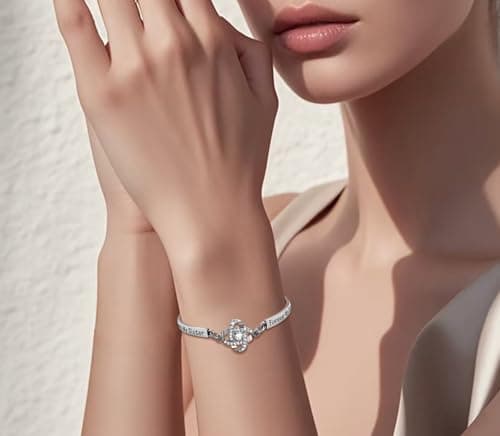 iJuqi Sister Christmas Gifts from Sisters - Big Middle Little Sister Bracelet Birthday Gifts