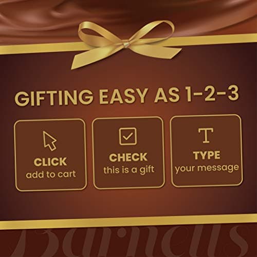 Barnetts Christmas Holiday Thanksgiving Chocolate Gift Baskets, 15 Crepes Cookie Chocolates Candy Box, Gourmet Chocolate Covered Cookies Holiday Gifts, Spring Candy Basket Gifts Ideas, for Dad, Husband, Son, Grandfather Food Delivery Ideas