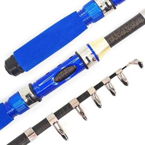 Portable 4.9Ft Telescopic Small Short Fishing Rod and Reel Combos, Shrink 13in Fishing Pole with Bag Line Hook Bait for All Season Fishing in Rivers, Lakes, Rafts, etc.