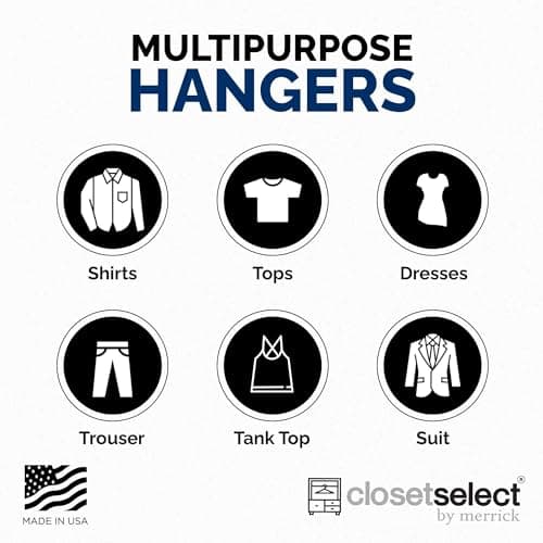 19" XL Plastic Hangers, Giant Heavy Duty Hanger, Merrick, XL Hanger, 36