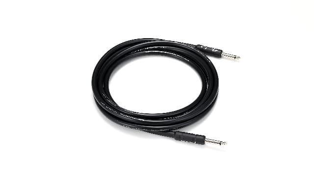 Fender Professional Series Instrument Cable, Guitar Cable 10 ft, Guitar Accessories, Stage Ready with Anti-Kinking Design, Black