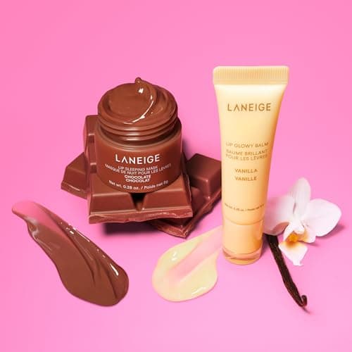 With Shea & Murumuru Butters for Hydrating, Moisturizing, Glossy, Non-Sticky Shine LANEIGE Lip Glowy Balm | Sheer Tinted Lip Treatment Balm Tube B0DVH22M8S