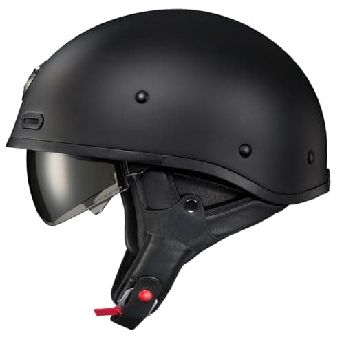 ScorpionEXO Covert X Open Face Half Shell 3/4 Mode Motorcycle Helmet Comm Ready Speaker Pockets DOT