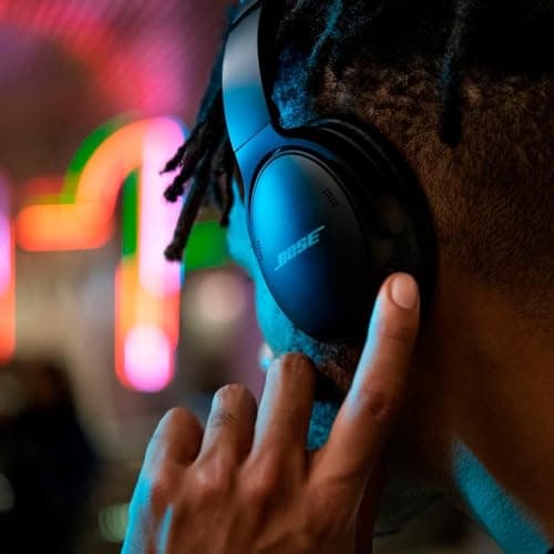 Bose QuietComfort 45 Bluetooth Wireless Noise Cancelling Headphones - Triple Black (Renewed)