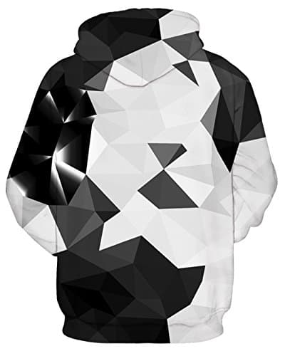 SANKILL Graphic Hoodies for Men Funny Novelty Pullover Sweatshirt Xmas Gifts Black red Anime Hoodie Cool Designs Rapper