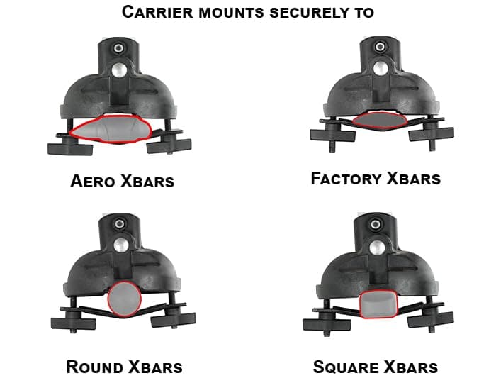 Malone Stax Pro2 Universal Car Rack Folding Kayak Carrier (2 Boat Carrier)