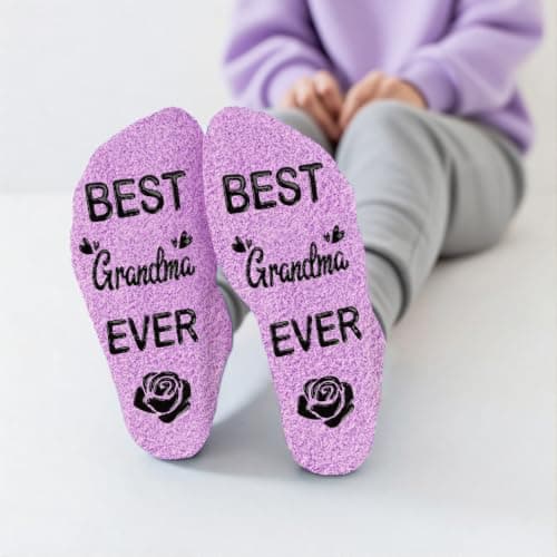 Juesly Christmas Gift for Women Mom Sister - Fuzzy Stocking Stuffers Birthday for Grandma Dog Cat Lover B0FJXQBZ96