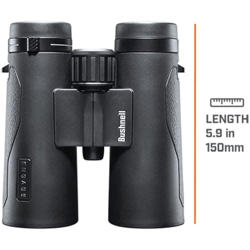 Bushnell Engage X 10x42mm Binoculars, IPX7 Waterproof and Lightweight Binoculars for Hunting, Travel, and Camping
