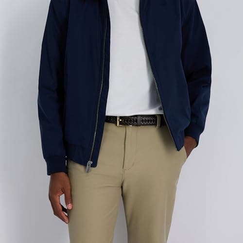 DOCKERS mens Braided Belt