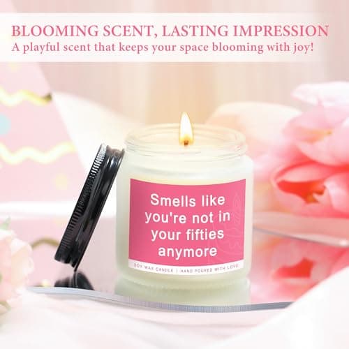60th Birthday Gifts for Women Funny 60 Year Old Birthday Gifts for Women Turning 60 Gift for Woman Happy 60th Bday Decorations for Woman Mom Her - Wine Glass Makeup Bag Candle Socks