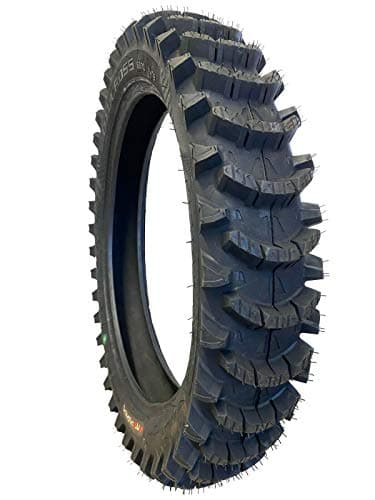 Scoop36 110/100-18 Sand Mud Dirt Bike Tire with Heavy Duty 2.5mm Inner Tube