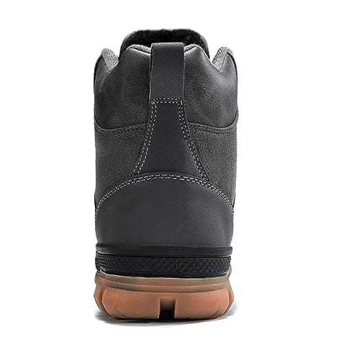 Wondamo Men's Snow Boots Lightweight Waterproof Winter Boots Fur Lined Anti-slip Cold Weather Shoes