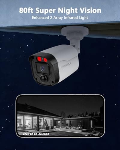 Outdoor Wired Security Camera System Home Video Surveillance Cameras Systems
