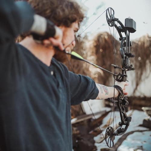 Sanlida Dragon X9 Ready to Hunt Compound Bow Package for Adults, Archery Compound Bow and Arrow Set, 0-70 Lbs Draw Weight, No Bow Press Needed, Limited Life-time Warranty, RH Only
