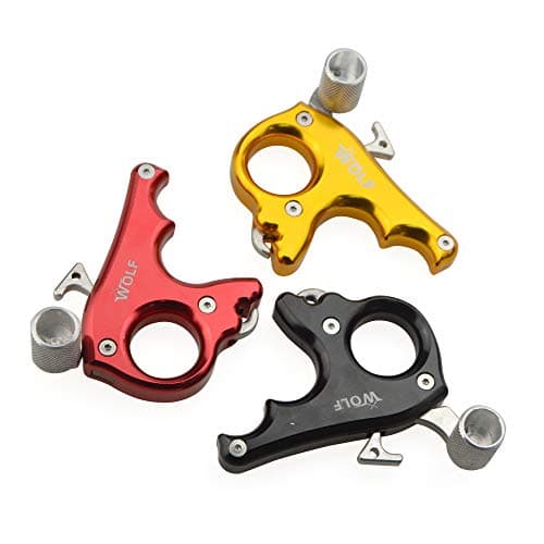 SHARROW Archery Release Aids 3 Fingers Compound Bow Release Aids Gear Compound Bow Accessory