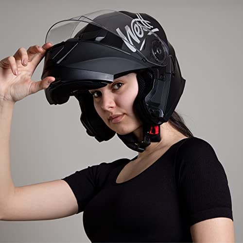 Westt Modular Motorcycle Helmet - DOT Approved - Full Face Flip Up, Internal Sun Visor for Men Women (Street Bike, ATV, Snowmobile)