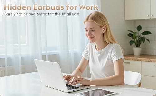Nsiucion Smallest Sleep Earbuds for Side Sleepers, [Upgrade 2026 Version] Ultra-Comfort & Lightweight Wireless Mini Sleep Headphones, No Low Battery Beep Noise Isolation Ear Buds for Sleeping Working