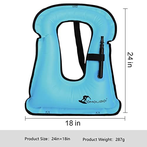 Snorkel Vest for Adults, Inflatable Swim Vest Jackets for Women/Men,Swimming Vests for Kayaking, Paddle Boarding, Fishing, Surfing, Snorkel, Watersports, Rafting