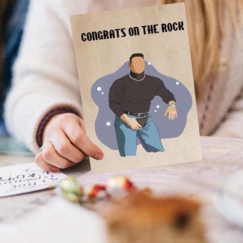 Engagement Card With Envelope, Congratulations Gift for Men Women Celebrating Engagement, Wedding and New Marriage Moments Engagement Card for Couples, Congratulations Wedding Gift B0DBHGKLZV