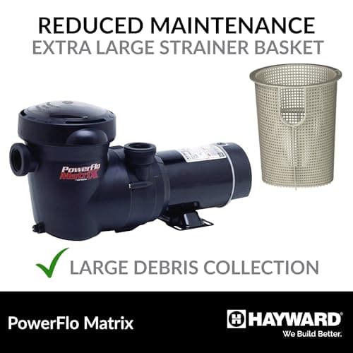 Hayward W3SP15932S PowerFlo Matrix Dual-Speed Above-Ground Pool Pump, 1.5 HP