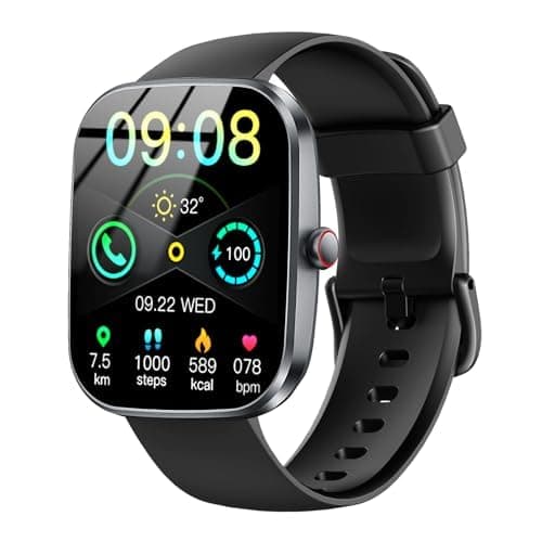 Soudorv Smart Watch for Men Women, 2026 New Smartwatch(Answer/Make Call) , 1.91" Fitness Watch with 120+ Sport Modes, Fitness Tracke with Pedometer/Sleep Monitor/Heart Rate/IP68, for Android/iPhone Black