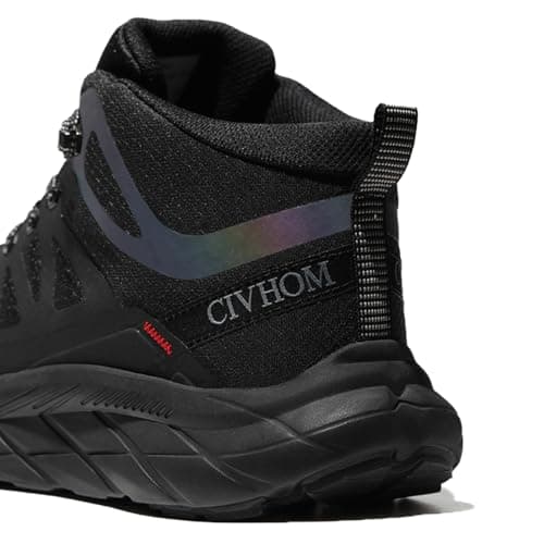 CIVHOM Men Breathable Outdoor Hiking Shoes, Comfortable Trekking Trail Sneakers for Walking & Adventures