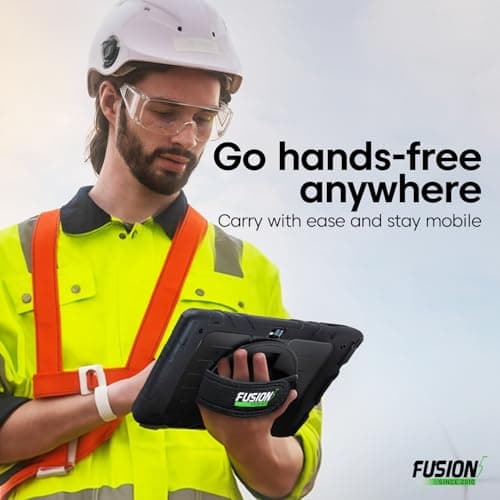 Fusion5 Built in USA 10.1” Windows 11 Professional Rugged Tablet PC - 12GB RAM, 512GB SSD, Intel 13th Gen, Full HD Windows Tablet Computer, HDMI, USB C - 2 Year Full Warranty with Accidental Damage