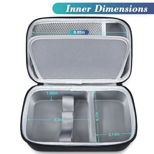 Mini PC Computer Protective Case for KAMRUI GK3Plus/AK1 PLUS/Essenx E1 & GMKtec G5/G9/M5 Plus, ACEMAGIC Vista V1 N97 & Beelink Mini S12 S13 Pro/SER5/SER7 & BOSGAME B95 PC Hard Travel Bag