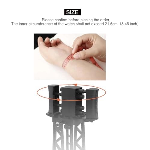 FEICHONGHO Single Watch Winder for Automatic Watches,Timer Shutdown,Adjustable Speed,Self Winding Turner,Rotating Device